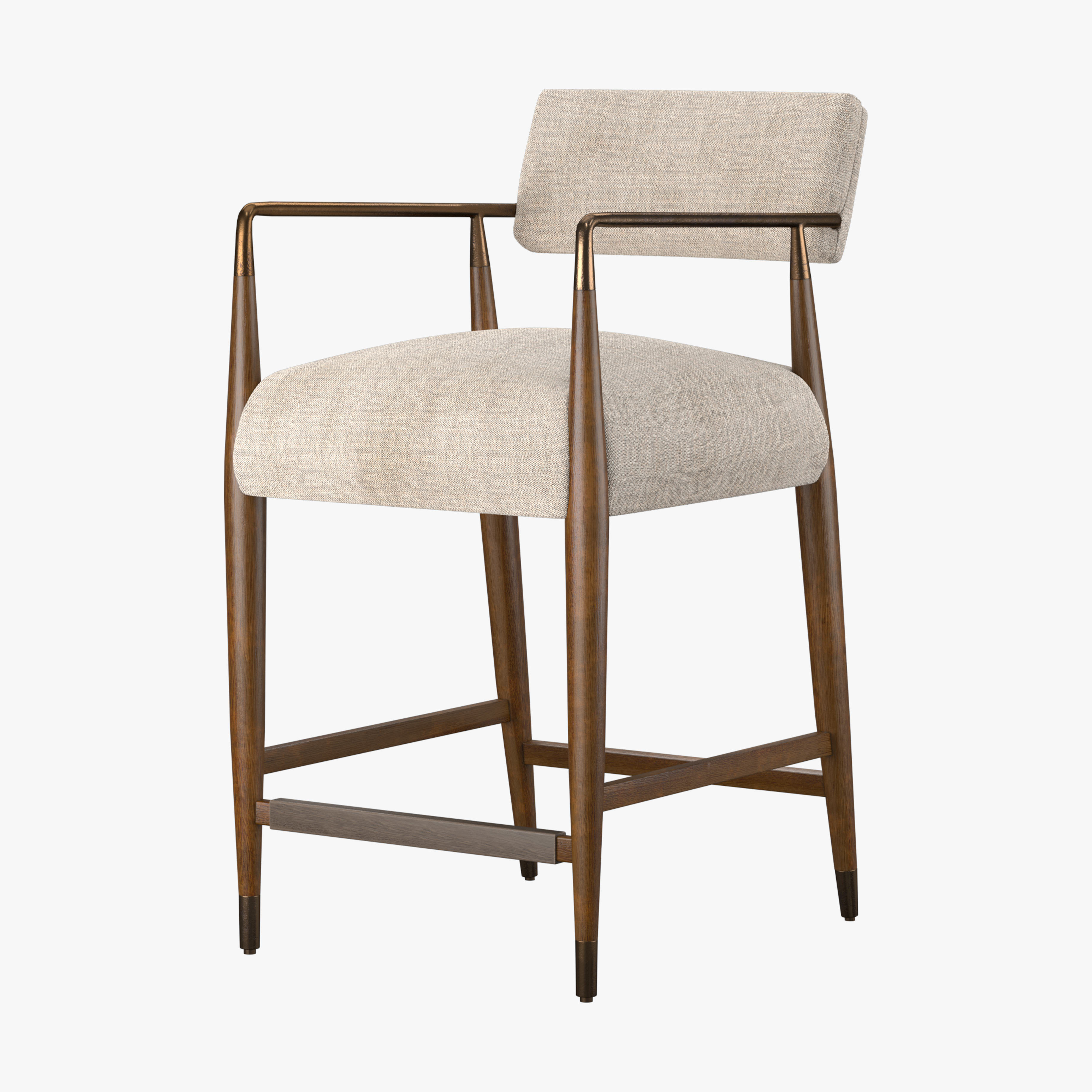 Waldon Thames Coal Bar Stool - Waldon Counter Stool 3D model_8