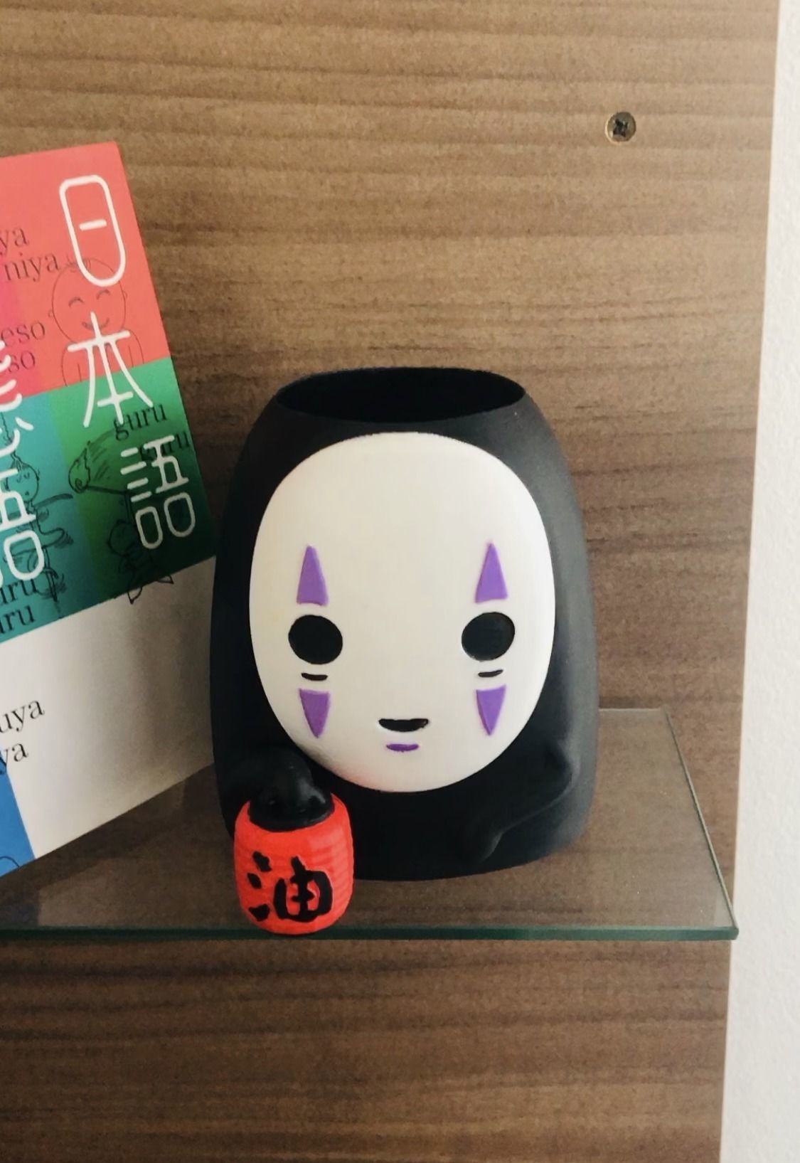 Kaonashi NoFace Faceless Planter Spirited Away Ghibli Chihiro 3D print model_1