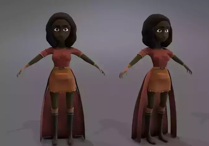 little woman middle age