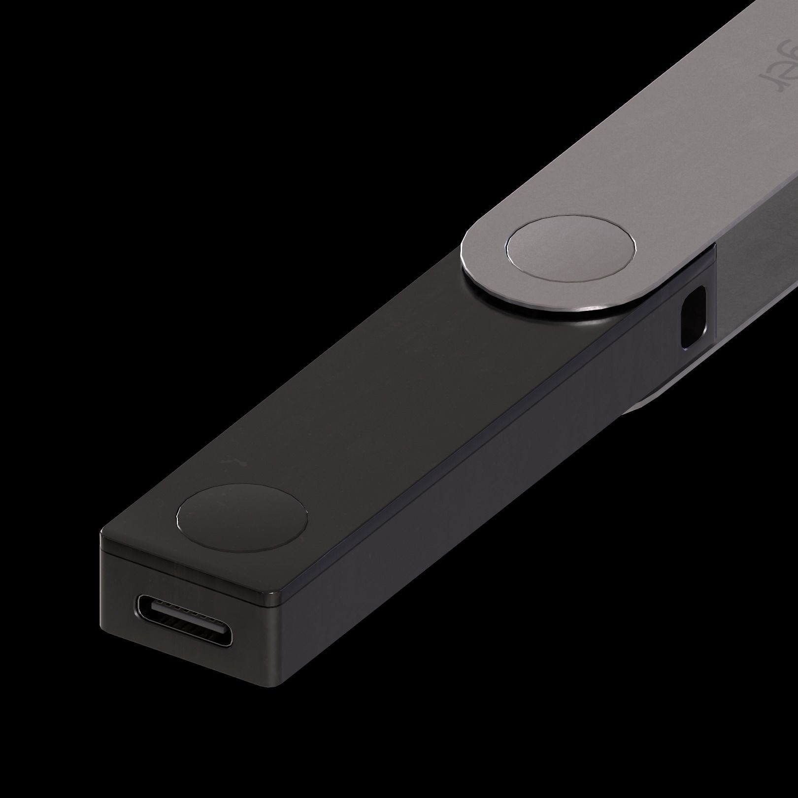 Ledger Nano X Low-poly 3D model_6