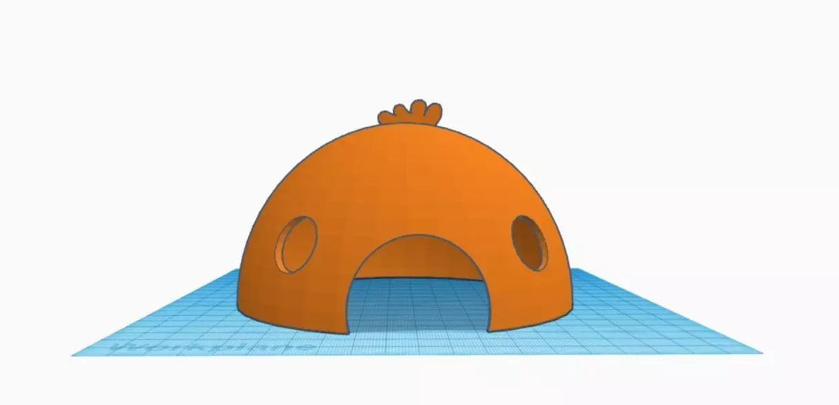 Jungle Hamster House 3D print model