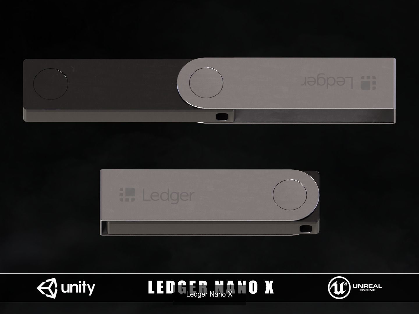 Ledger Nano S and Ledger Nano X 3D Model Collection_3