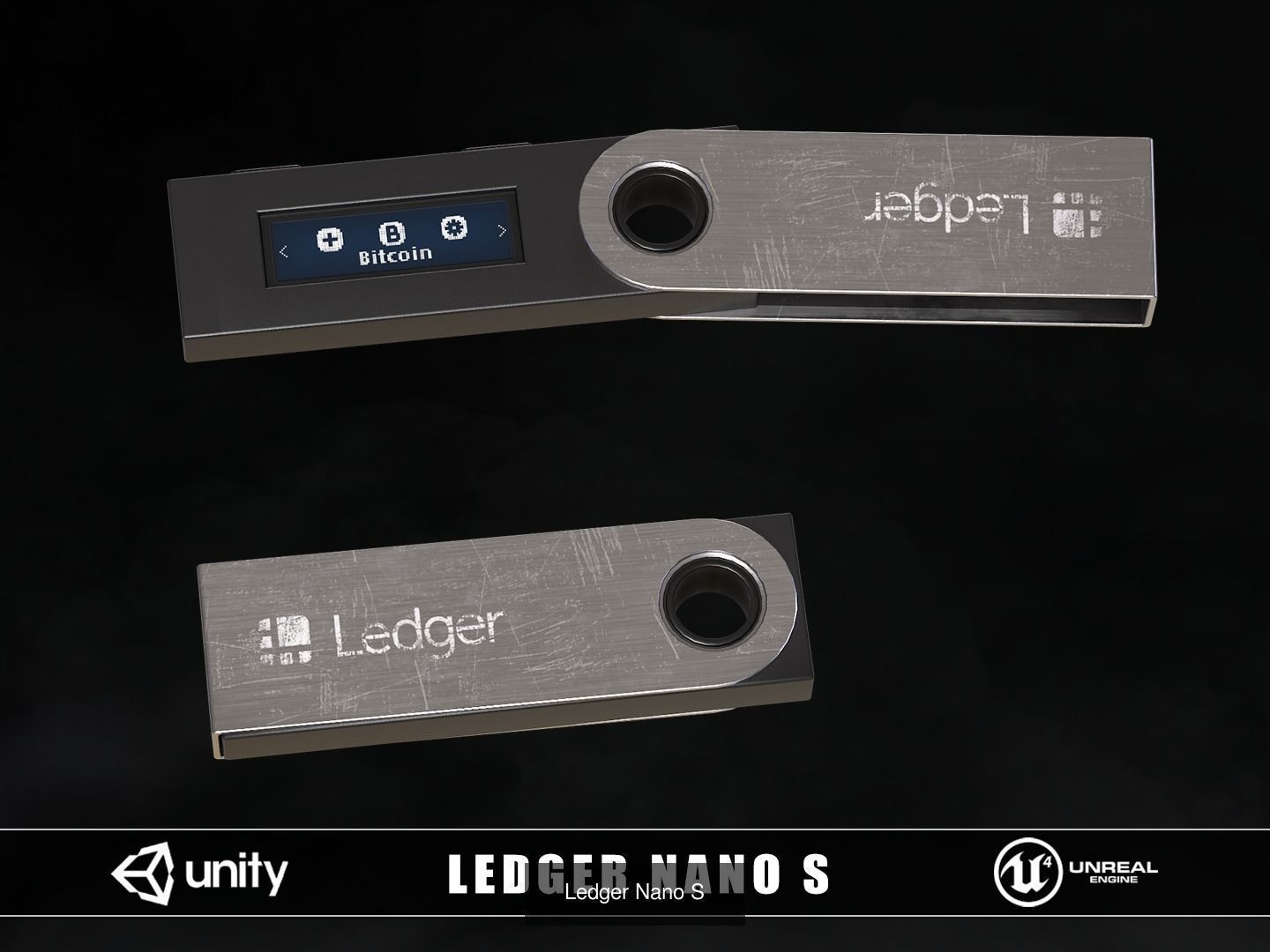 Ledger Nano S and Ledger Nano X 3D Model Collection_4