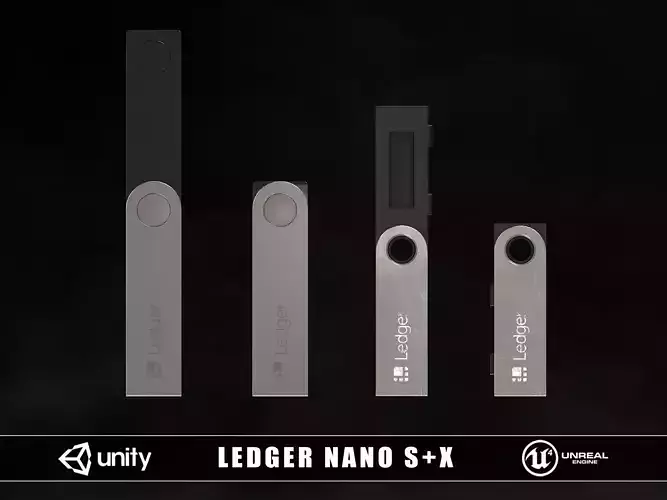 Ledger Nano S and Ledger Nano X 3D Model Collection