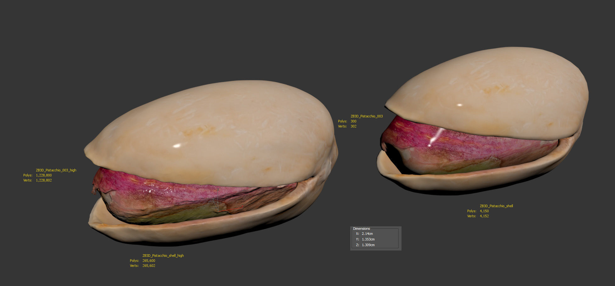 Pistachio 3D model_17