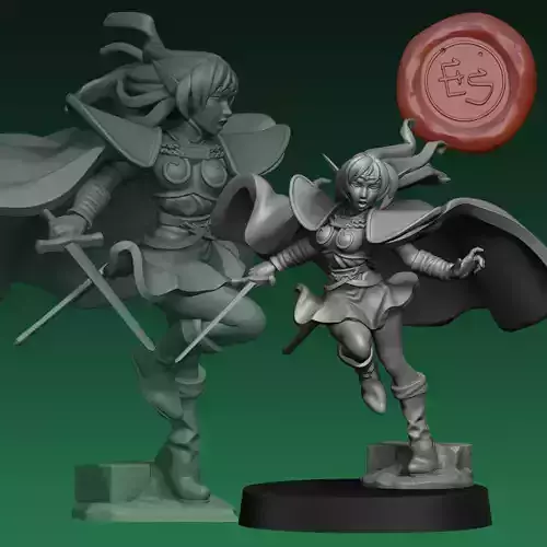 Deedlit Record of Lodoss War DnD Game Miniature