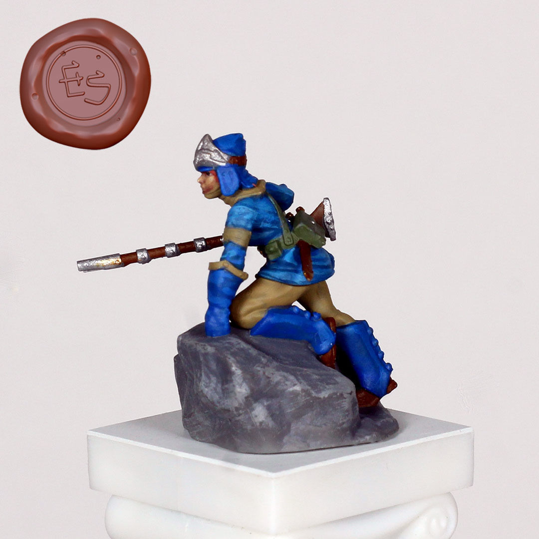 Nausicaa of the Valley of the Wind DnD 3D Print Miniature 3D print model_2