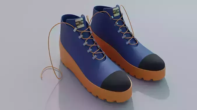 Lowpoly Concept boots