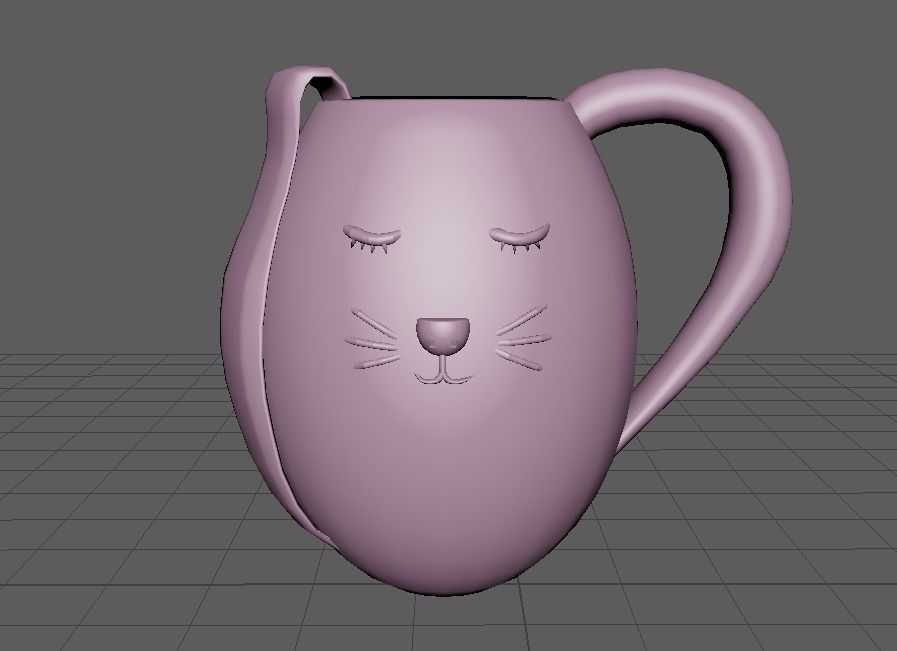 3D print model Easter Bunny Tea Mug 3D print model_1
