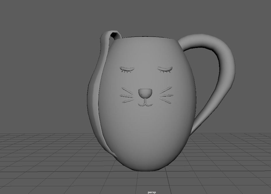 3D print model Easter Bunny Tea Mug 3D print model_3