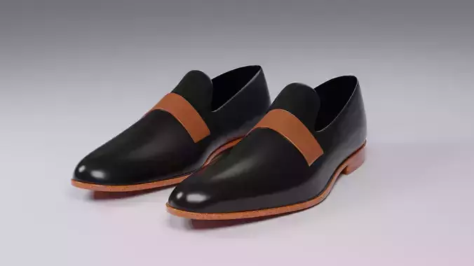 Realistic men shoes