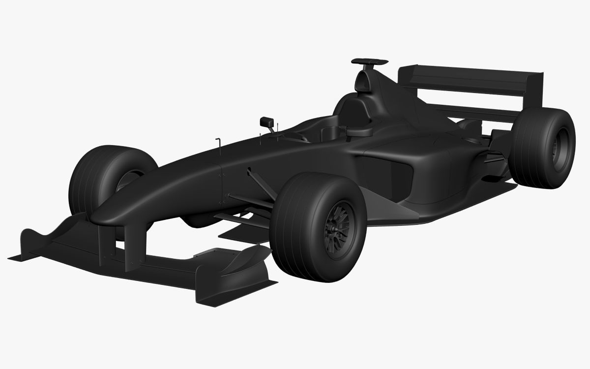 F1 Ferrari F2000 3D model_19
