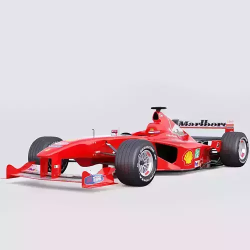 F1 Ferrari F2000 3D model