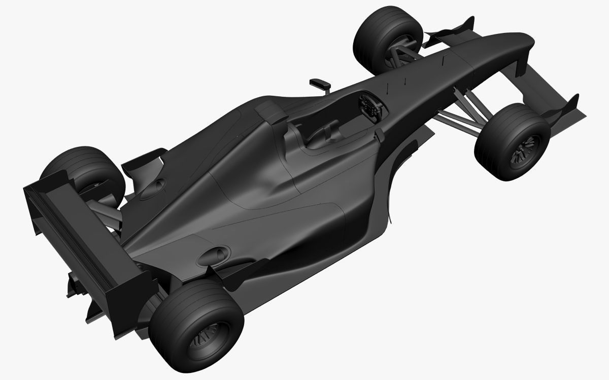 F1 Ferrari F2000 3D model_22