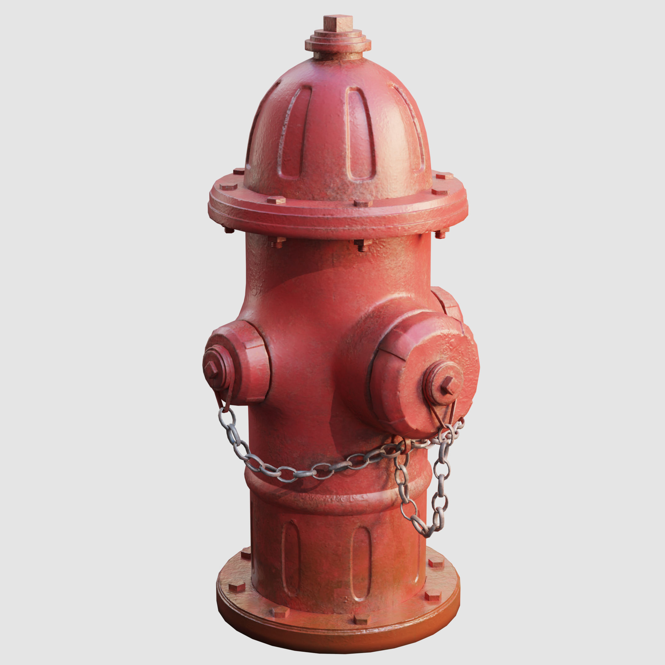Hydrant fire 3D model_3