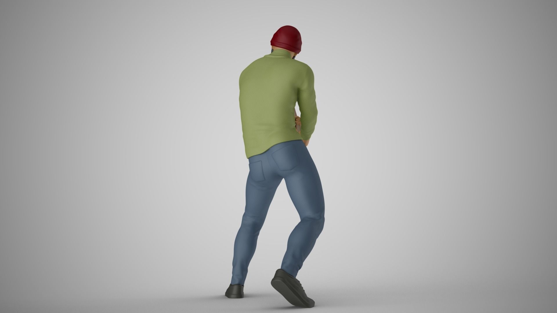 Woodcutter Man 3D print model_9