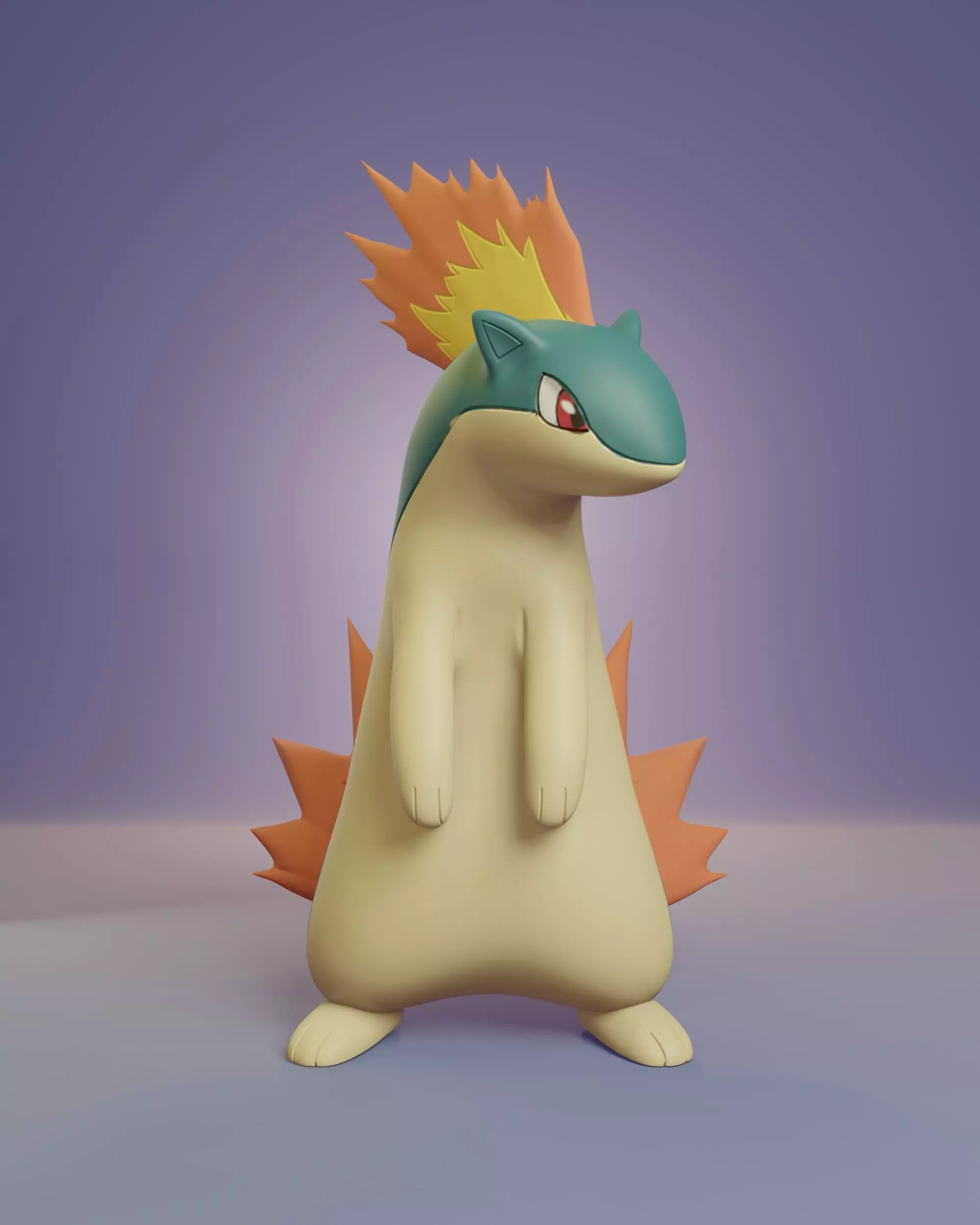 Pokemon - Quilava 3D print model