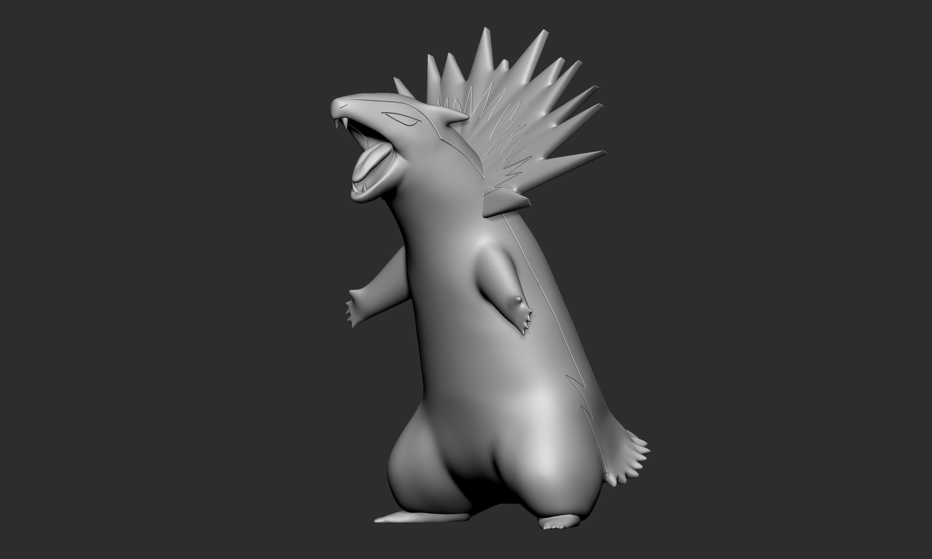 Pokemon - Typhlosion 3D print model_4