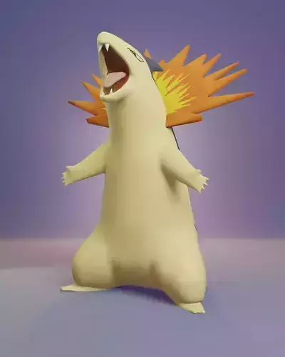 Pokemon - Typhlosion 3D print model