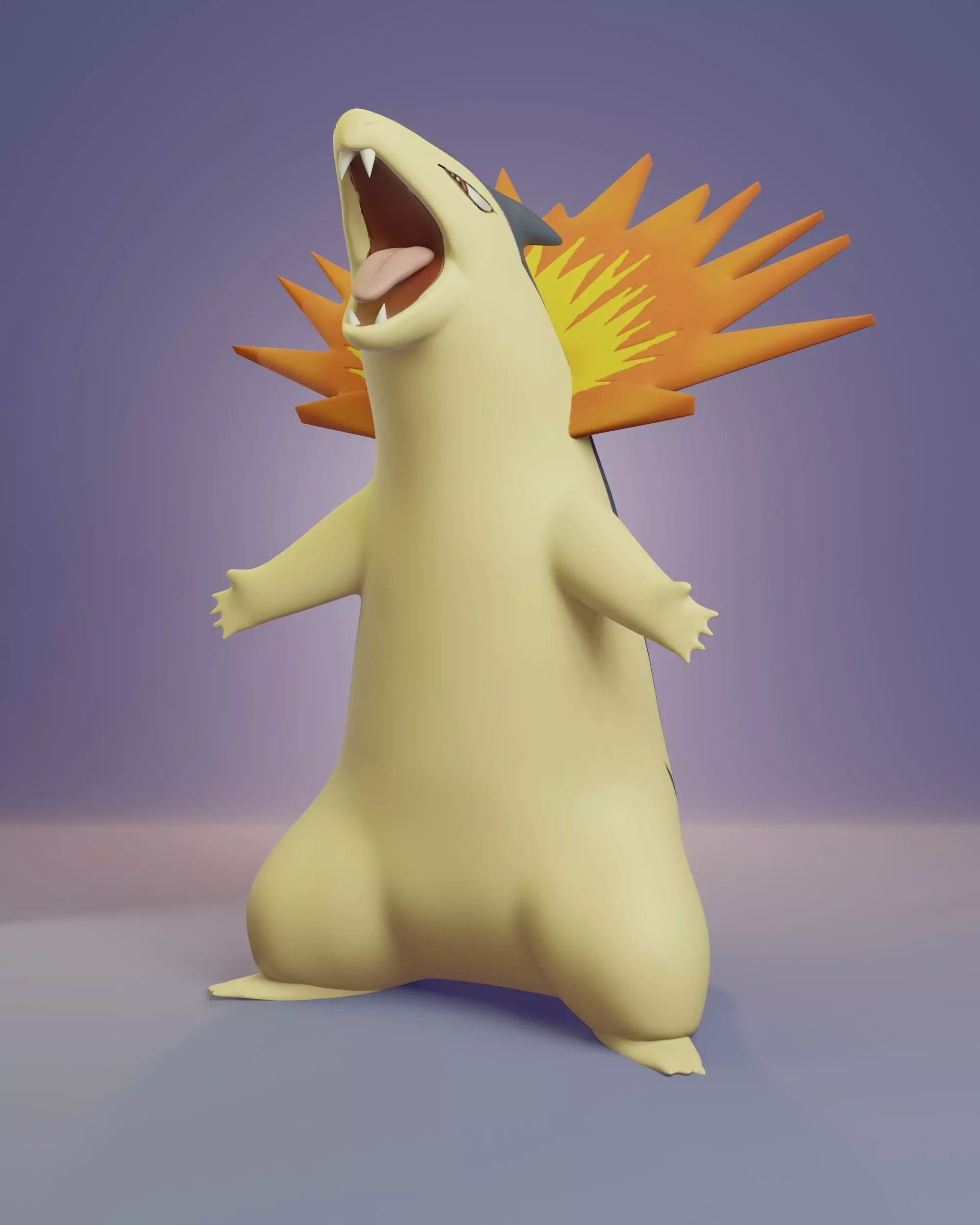 Pokemon - Typhlosion 3D print model_0