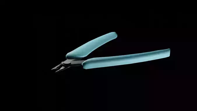 Low Poly Wire Cutters 3D model