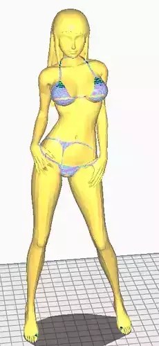 Sexy Hinata 4  3D print model