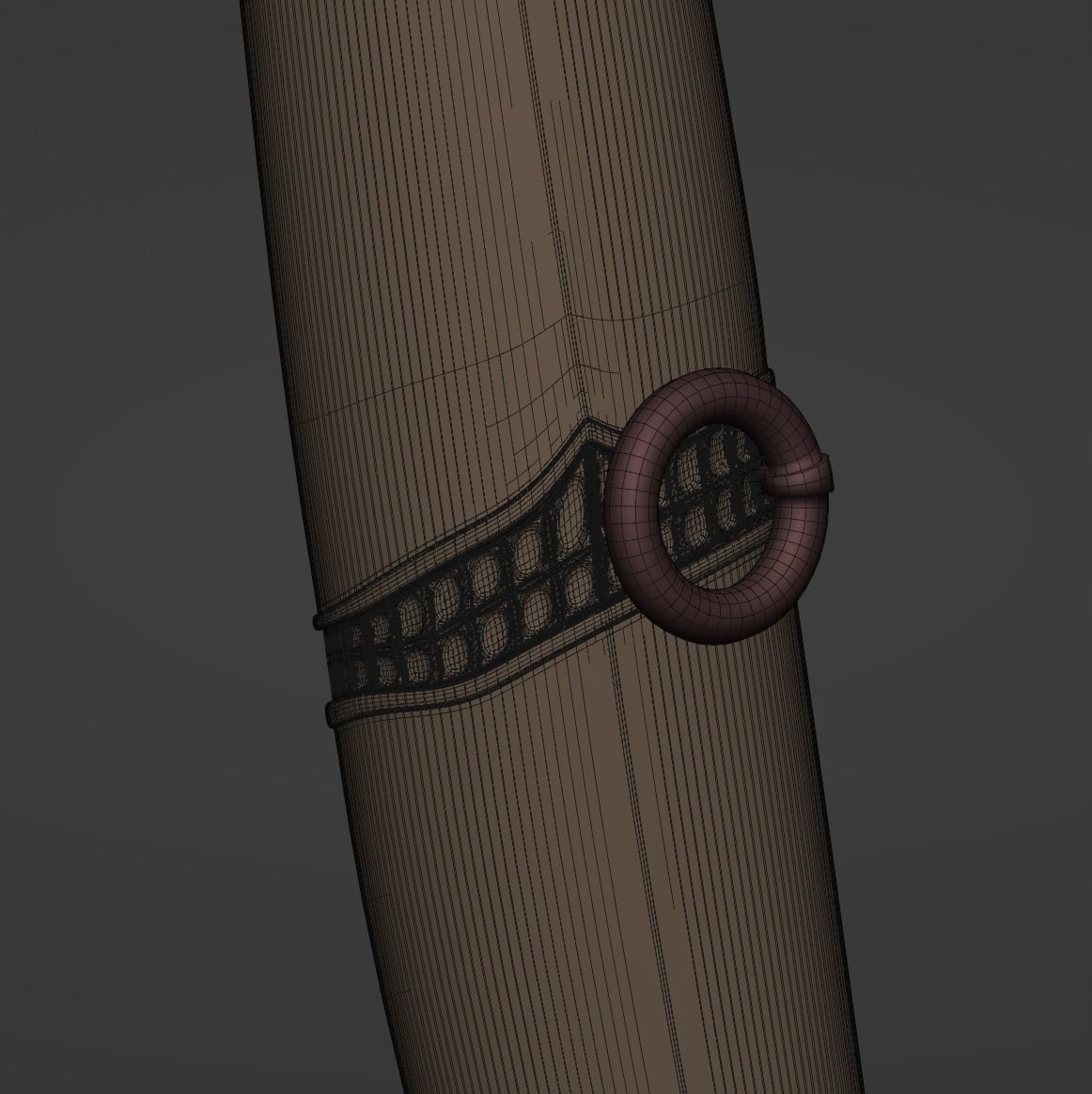 Sword Medieval Classic 3D model_5