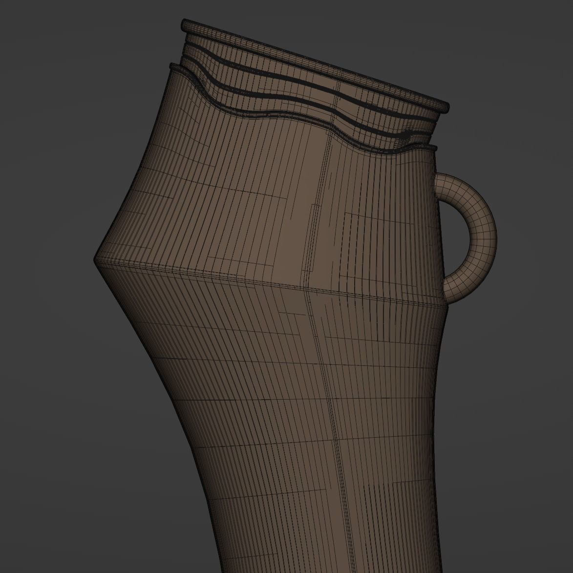 Sword Medieval Classic 3D model_4