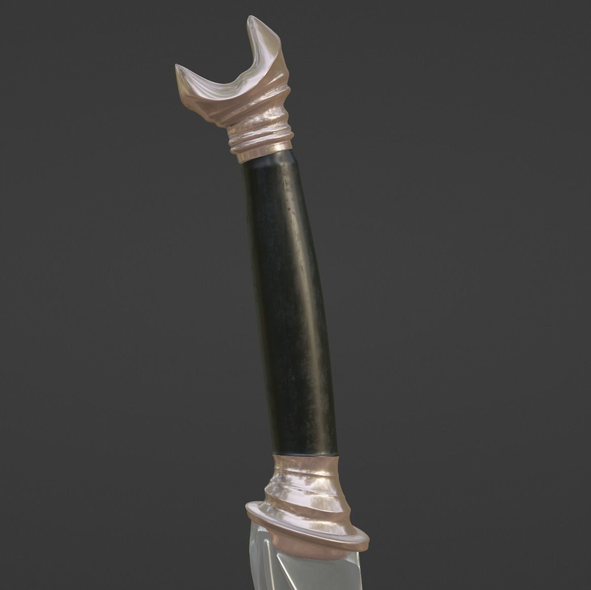 Sword Medieval Classic 3D model_12