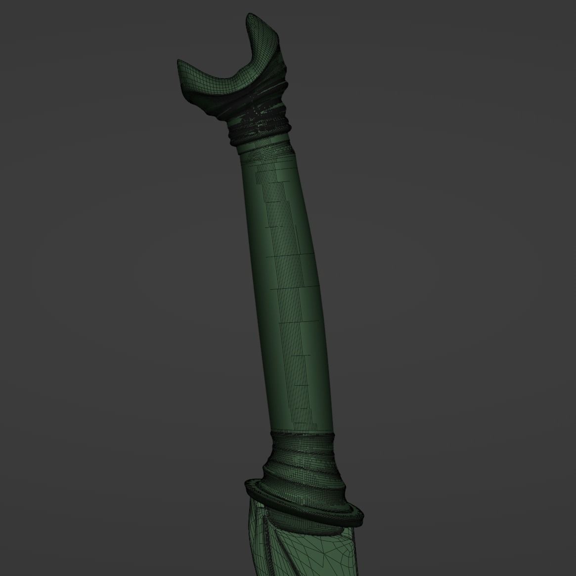 Sword Medieval Classic 3D model_7