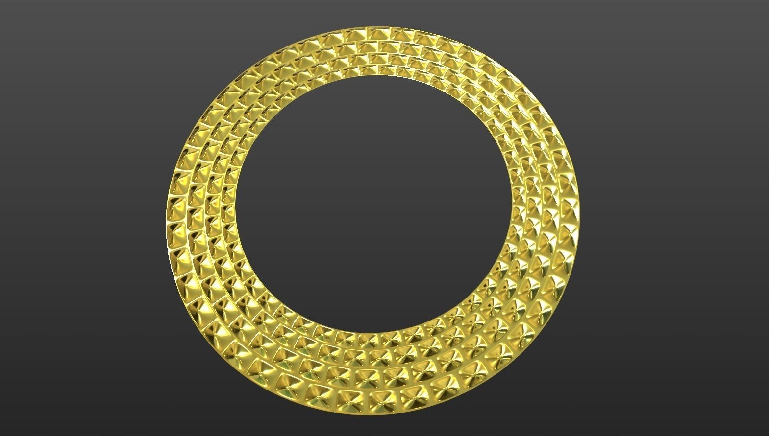 Round Mirror Frame 3D print model_7