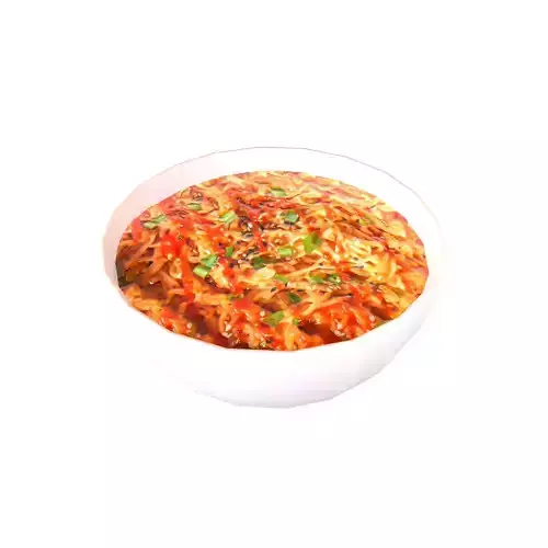 Noodles v1 001 Low-poly 3D model
