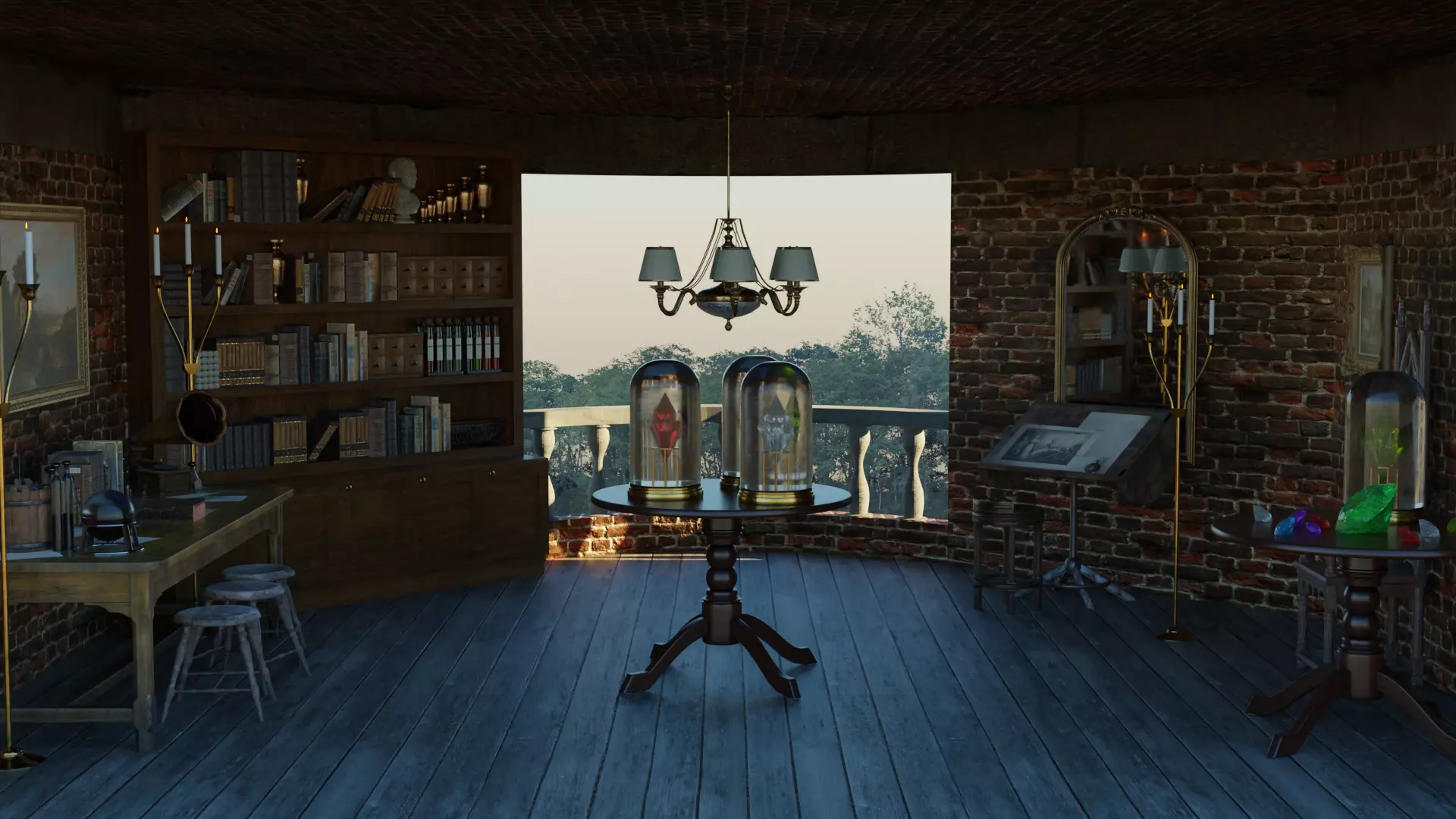 Wizard Chamber 3D model_0