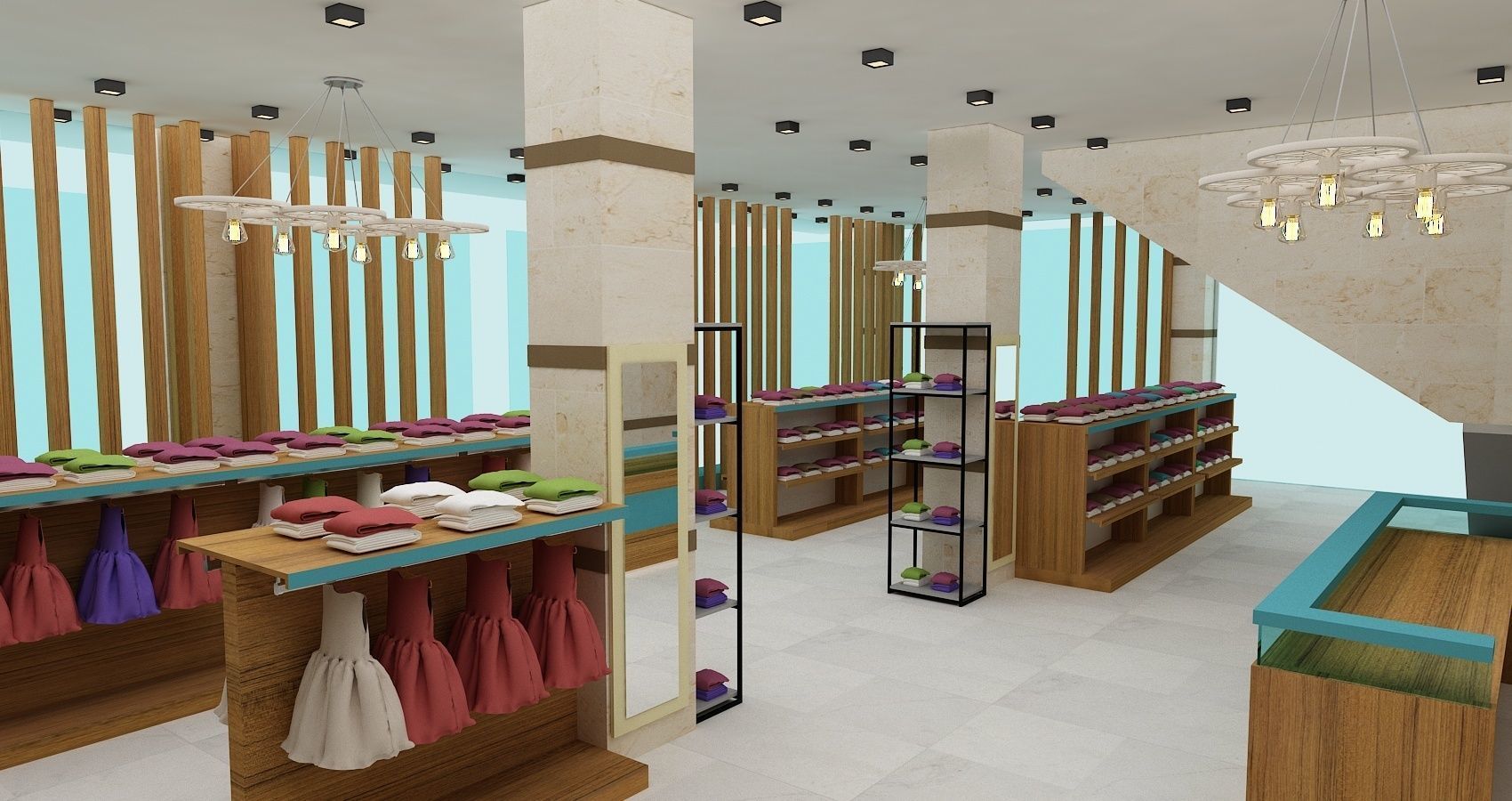 clothing shopping 3D model_5