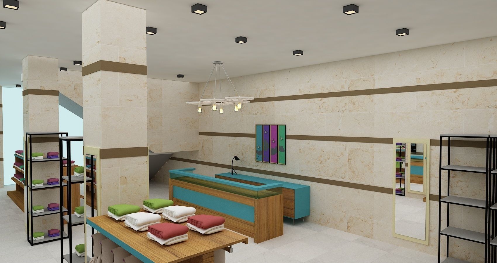 clothing shopping 3D model_4