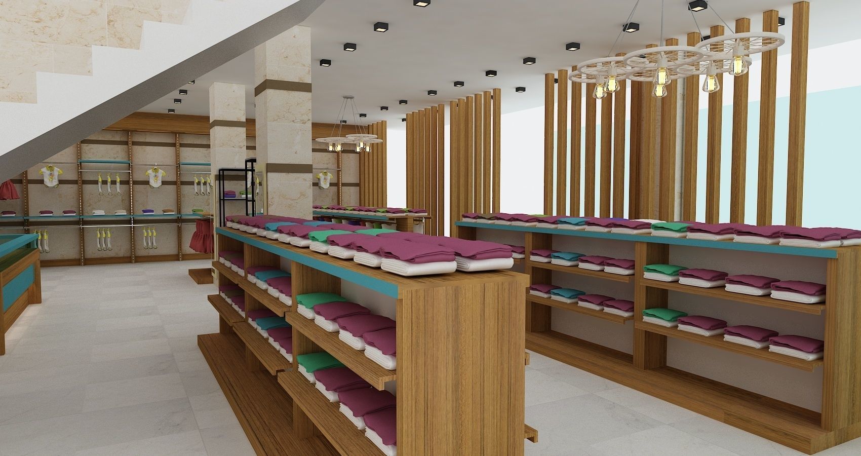 clothing shopping 3D model_1