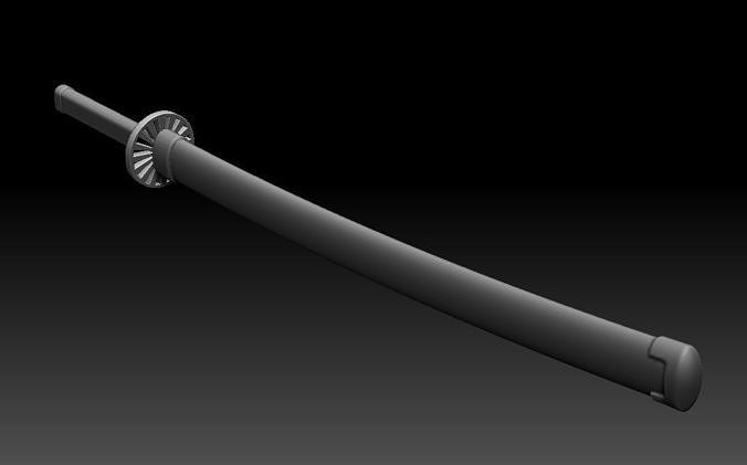 Demon Slayer Tanjiro katana  3D print model