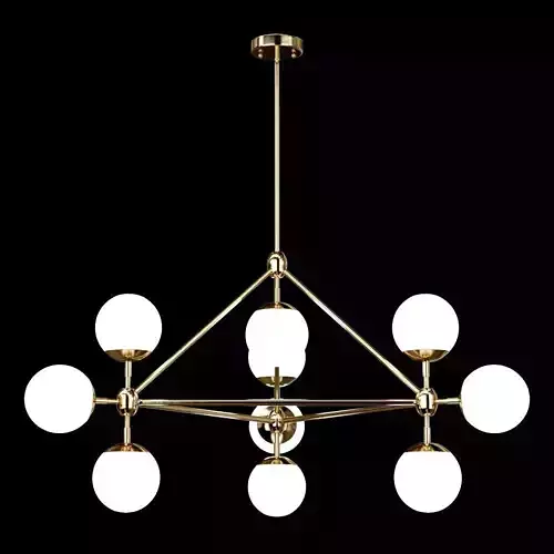 Possini Euro Gable 40 12 Wide Soft Gold Modern 10-Light