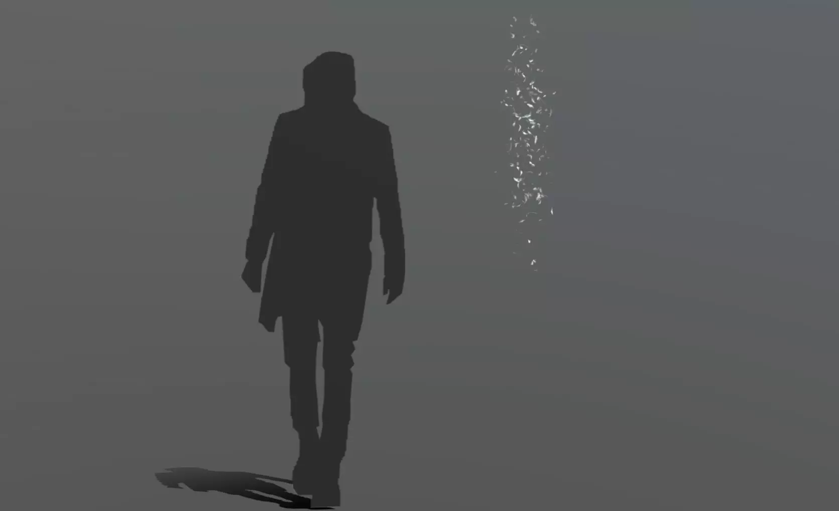 FeatherShootDown 300 Low-poly 3D model_0