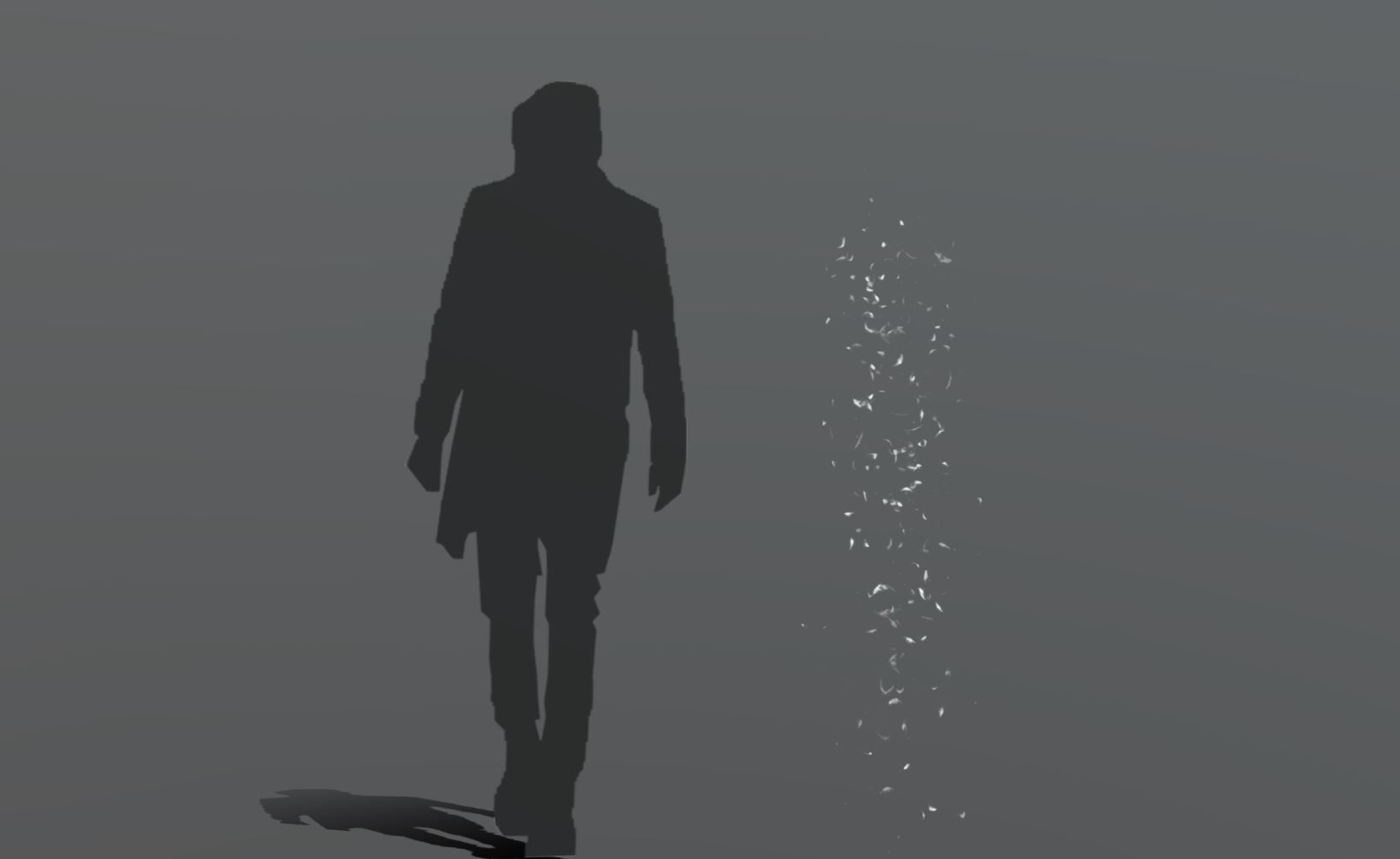 FeatherShootDown 300 Low-poly 3D model_2