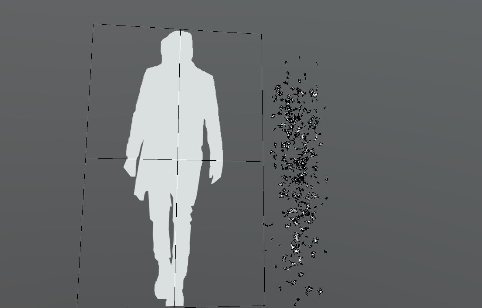 FeatherShootDown 300 Low-poly 3D model_3