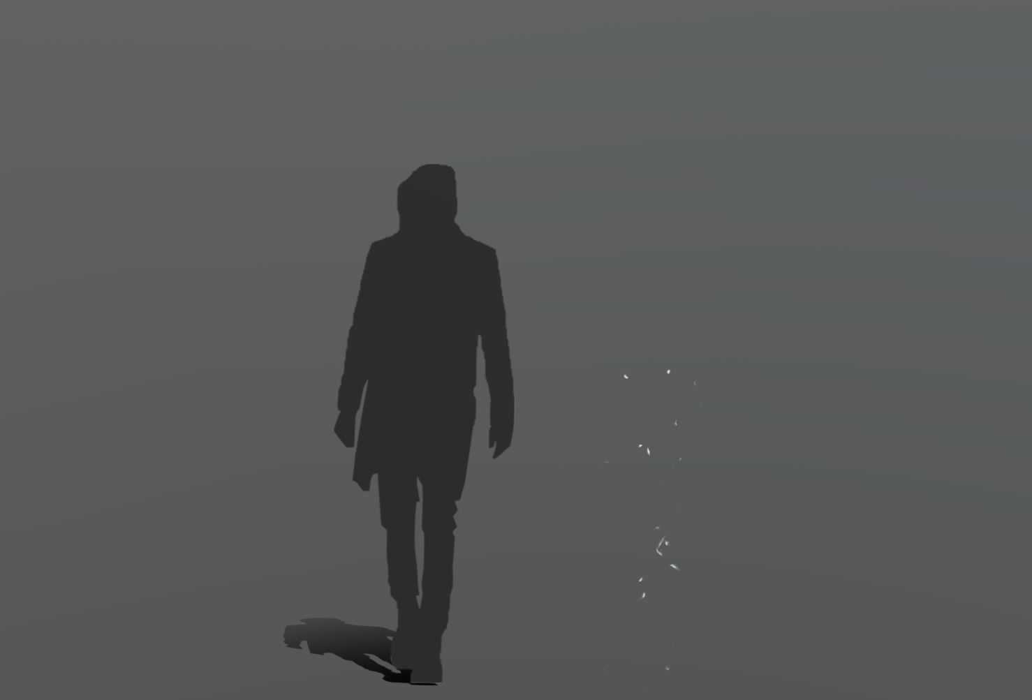 FeatherShootDown 30 Low-poly 3D model_2