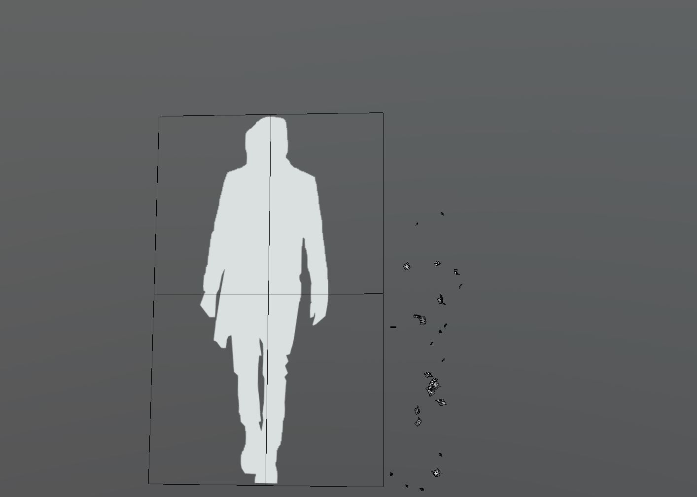 FeatherShootDown 30 Low-poly 3D model_3