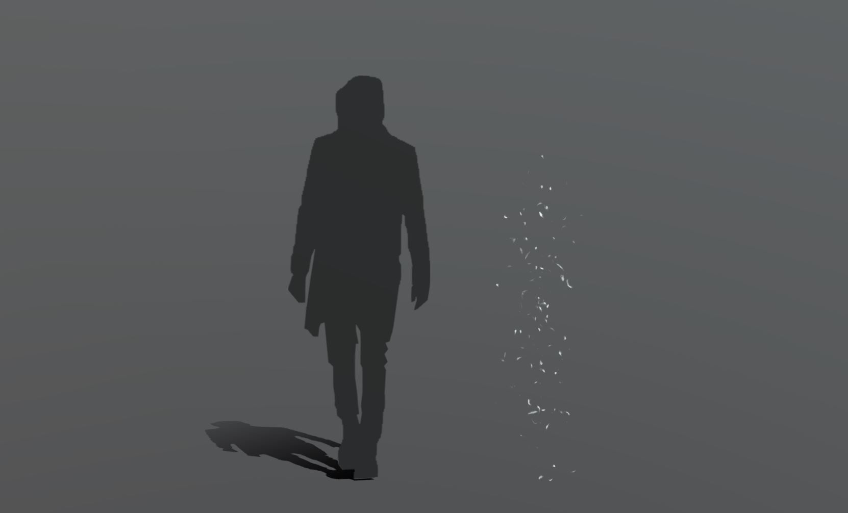 FeatherShootDown 150 Low-poly 3D model_2