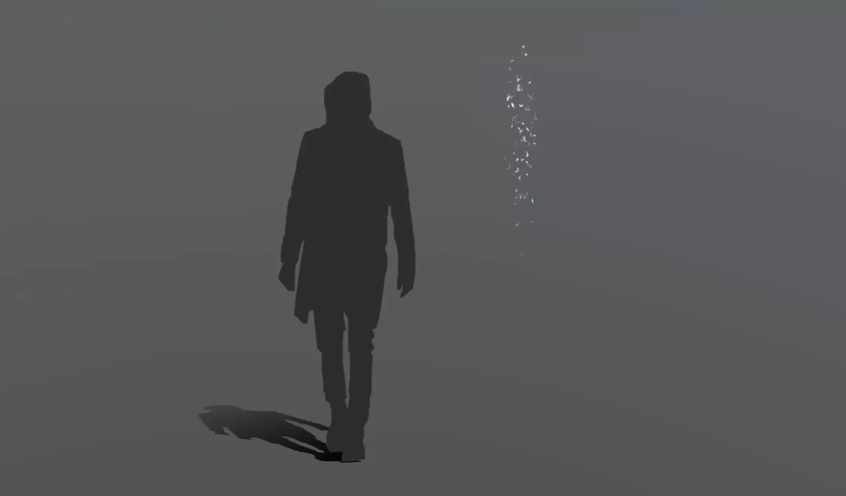 FeatherShootDown 150 Low-poly 3D model_0