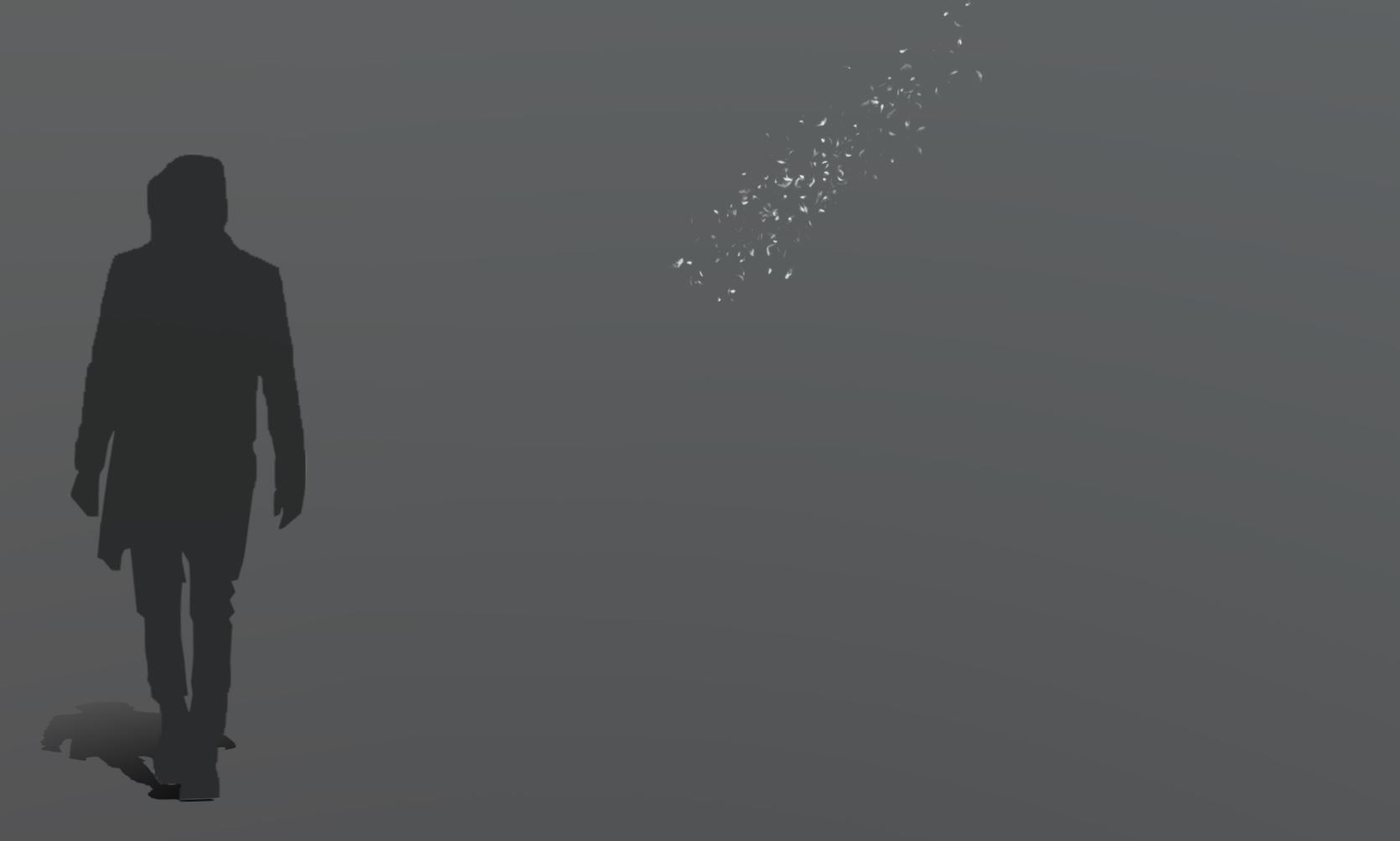 FeatherShoot01 300 Low-poly 3D model_2