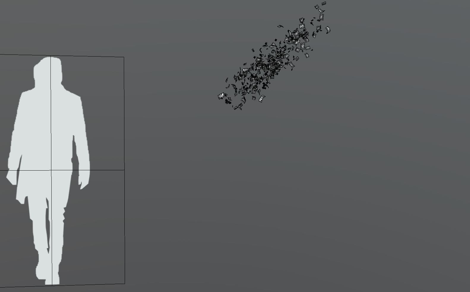 FeatherShoot01 300 Low-poly 3D model_3