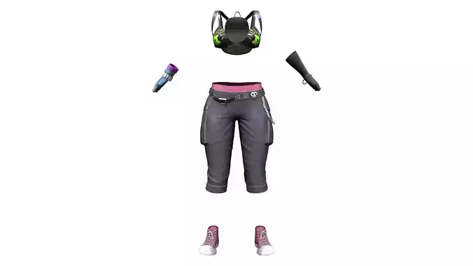 Toxic Cheeky Street Punk Outfit