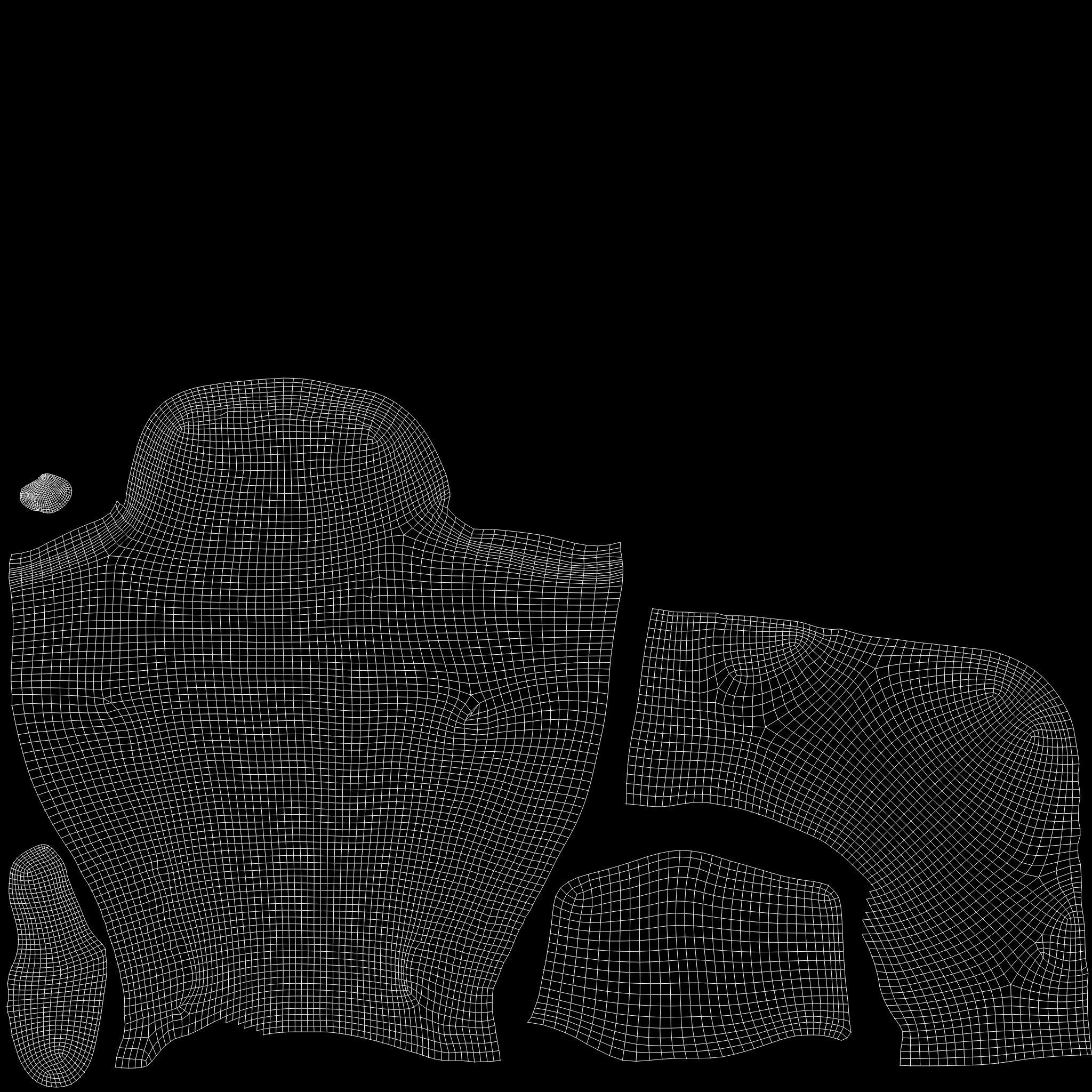 Bionic Outfit Low-poly 3D model_14