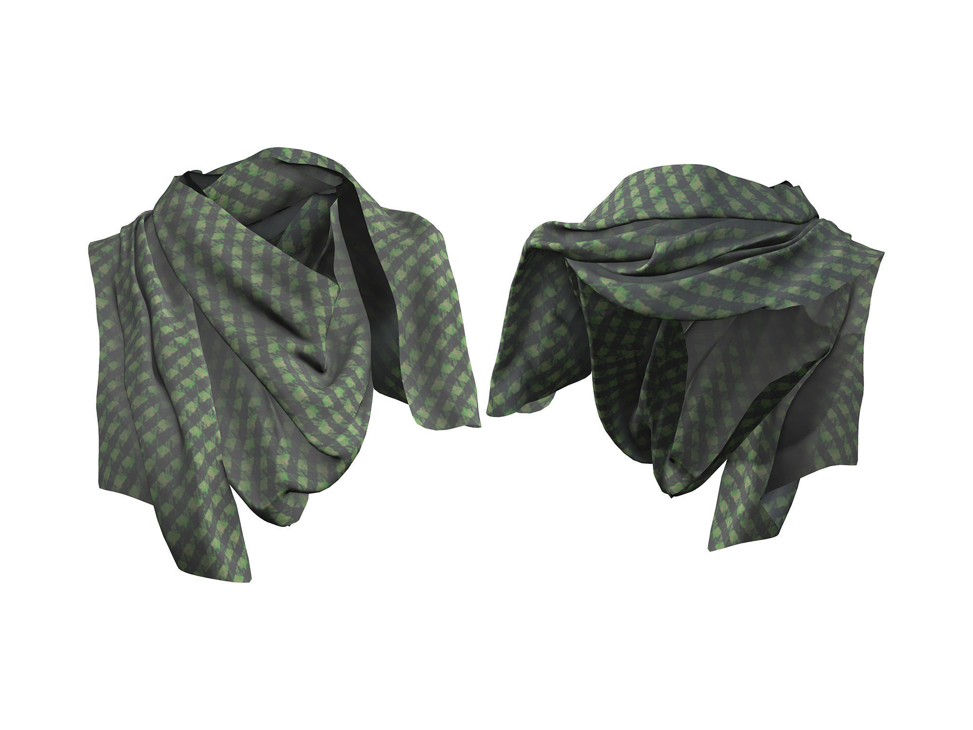 Bionic Outfit Low-poly 3D model_3